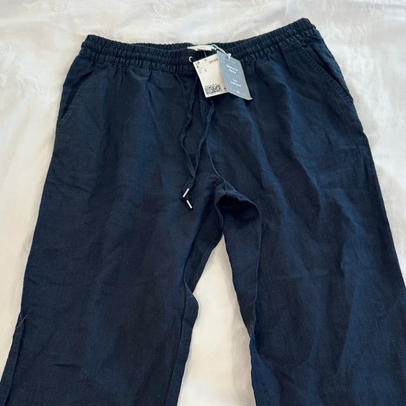 H&M Pants - H&M Women's Navy Wide Leg Pants